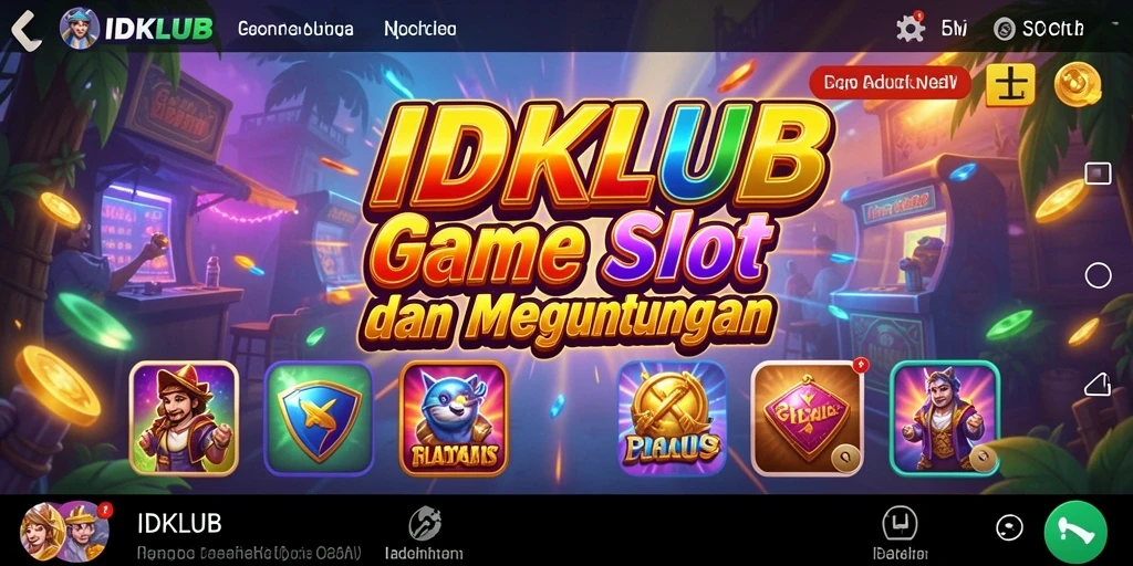 Tampilan menarik dari gameplay Slot di IDKLUB.