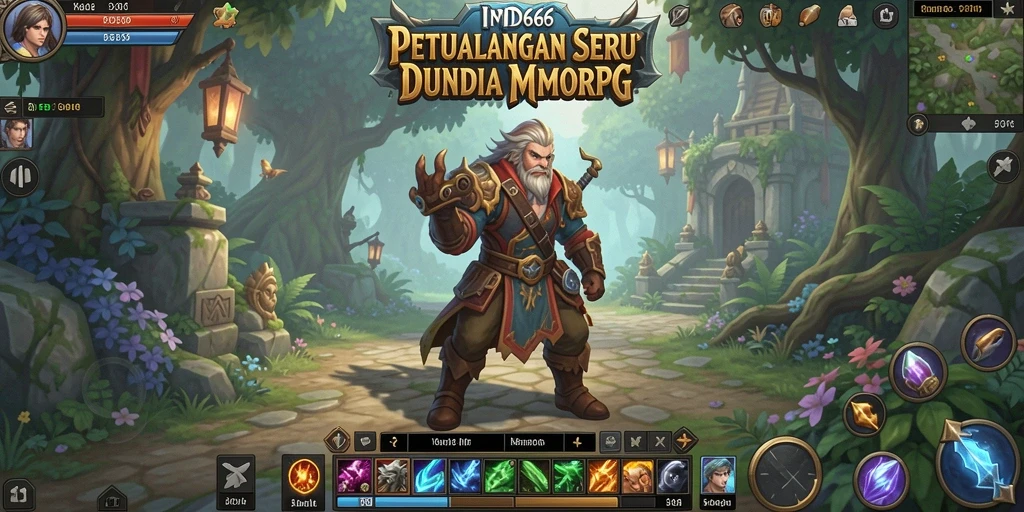 Skrinsut gameplay yang menampilkan aksi pertempuran di dunia <strong>IND666</strong>.