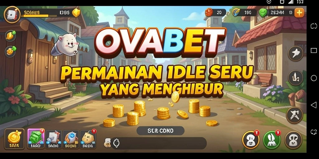 Screenshot gameplay OVABET yang menampilkan aksi Idle yang menghibur.